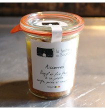 Ossenstaart met foie gras “á la presse” salie, peer en tamarinde